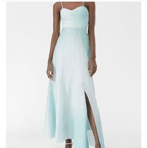 REBECCA TAYLOR Textured Dip Dye Tank Dress Size 0